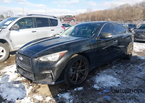 2018 Infiniti Q50 3.0T Sport z USA, uszkodzony, nr VIN JN1EV7AR0JM611043
